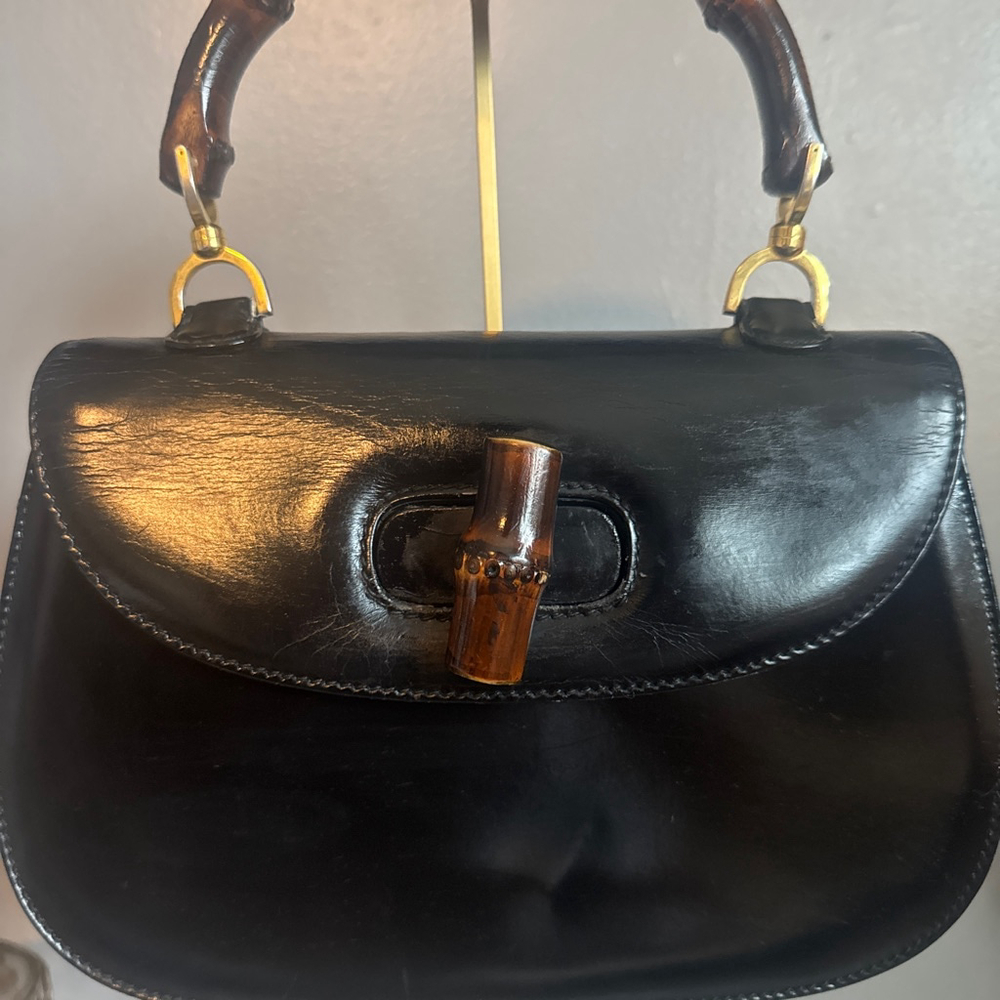 Gucci 1947 bamboo top handle